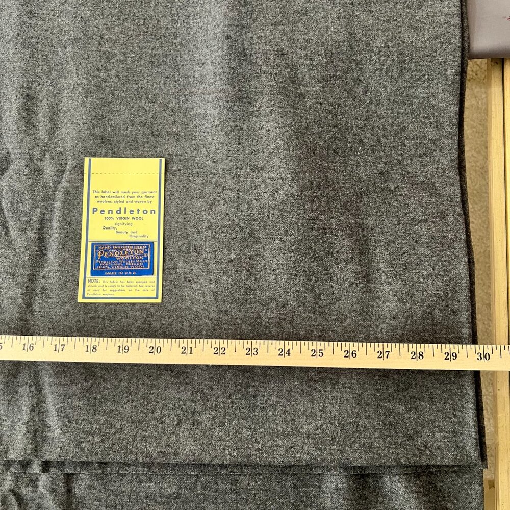 Pendleton 100% Virgin Wool Yardage With Matching … - image 8